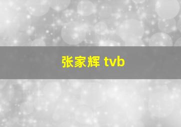 张家辉 tvb